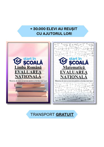 Evaluare Națională 2 Manuale - Română + Matematică