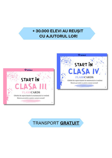 Pachet Clasa III + Clasa IV Română + Matematică