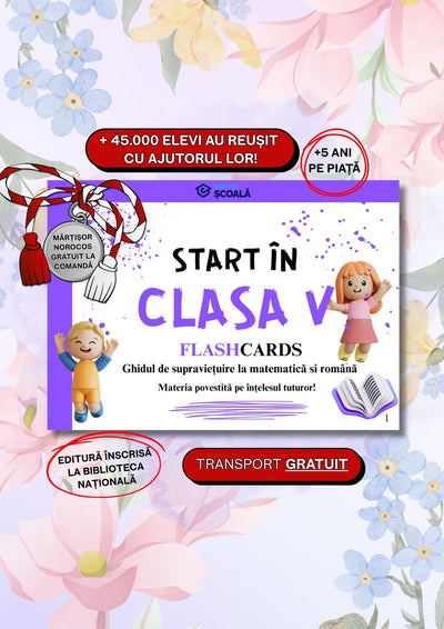 Clasa V - Română + Matematică