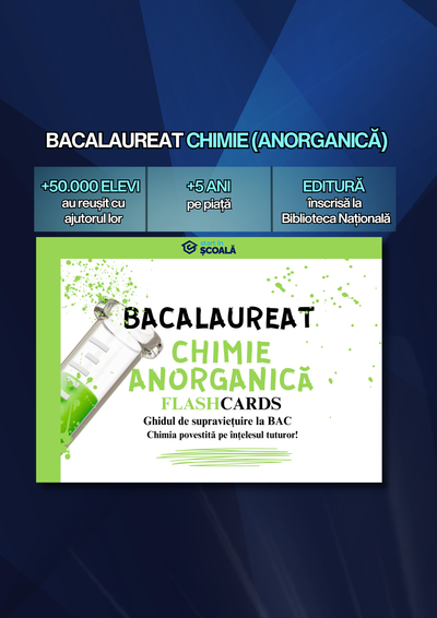 BAC - Chimie Anorganică