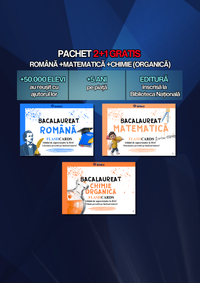 2+1 GRATUIT BAC - Română + Matematică + Chimie