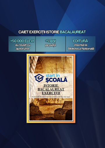 Caiet de exerciții Istorie
