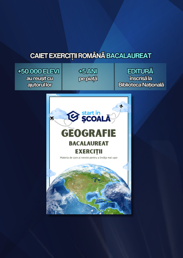 Caiet de exerciții Geografie
