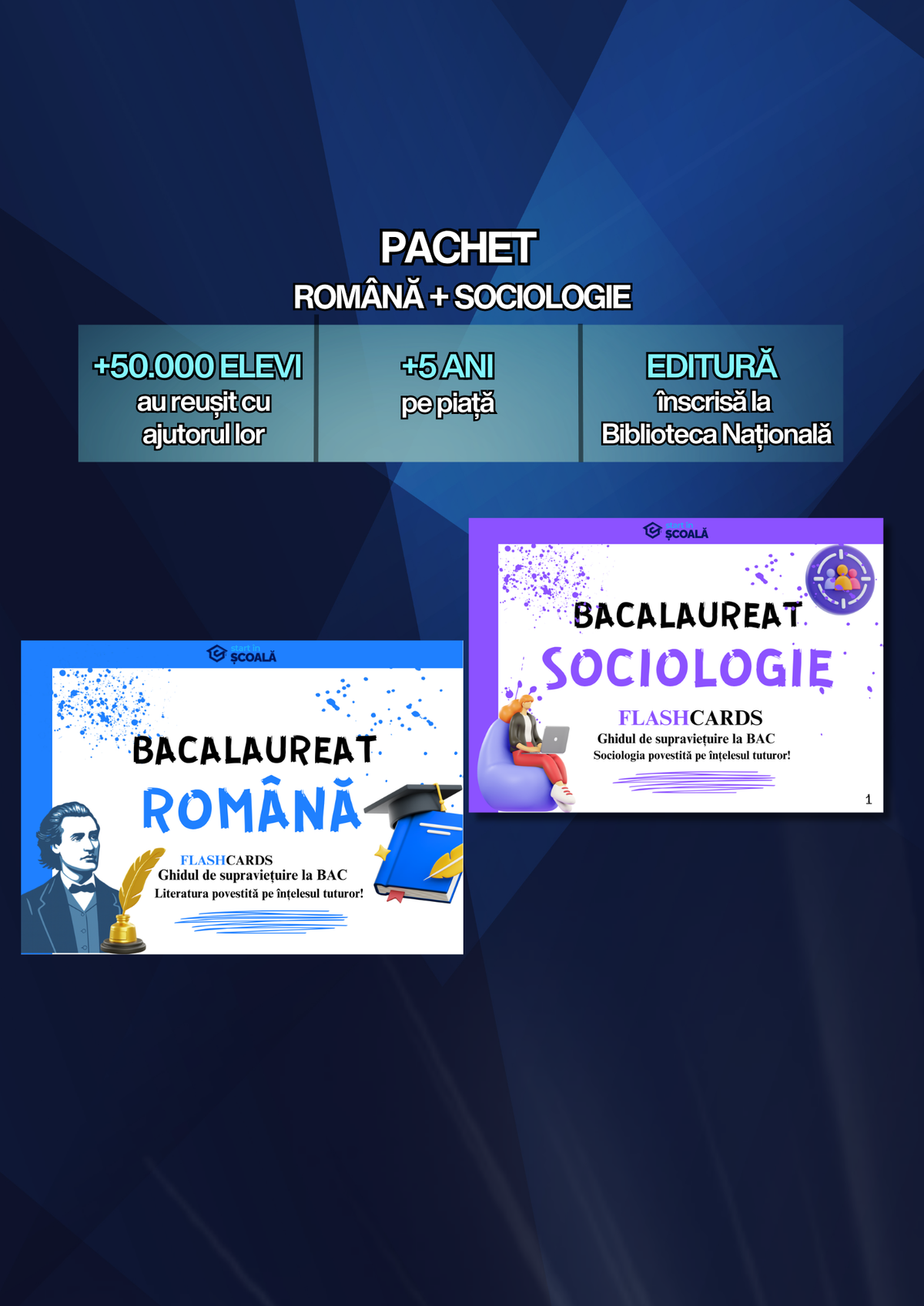 BAC Pachet - Română + Sociologie