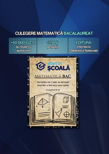 BAC - Manual Matematică
