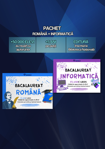 BAC Pachet - Română + Informatică