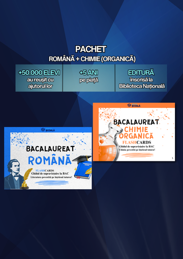BAC Pachet - Română + Chimie