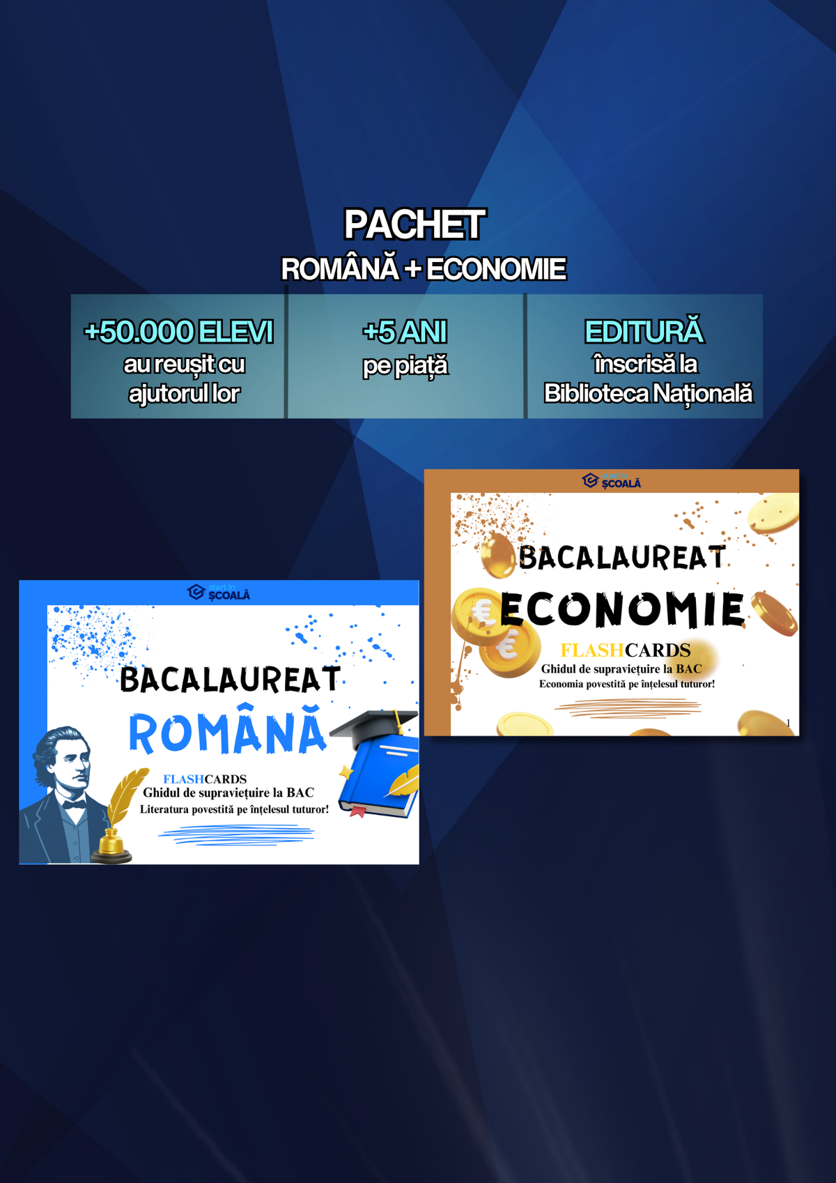 BAC Pachet - Română + Economie