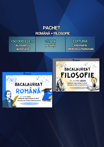 BAC Pachet - Română + Filosofie