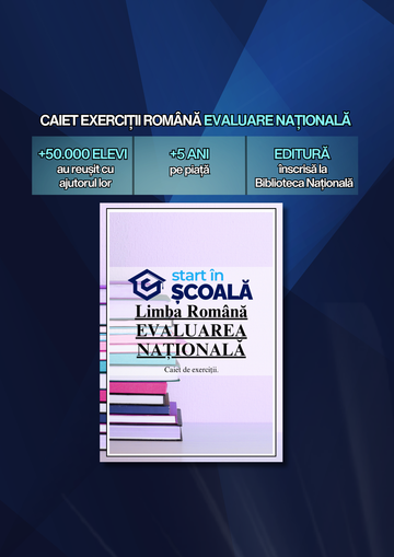 Caiet de exerciții Română clasa a VIII-a