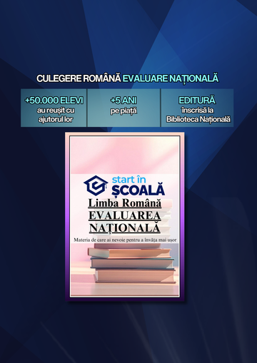 Evaluare Națională - Română Manual Literatură și Gramatică