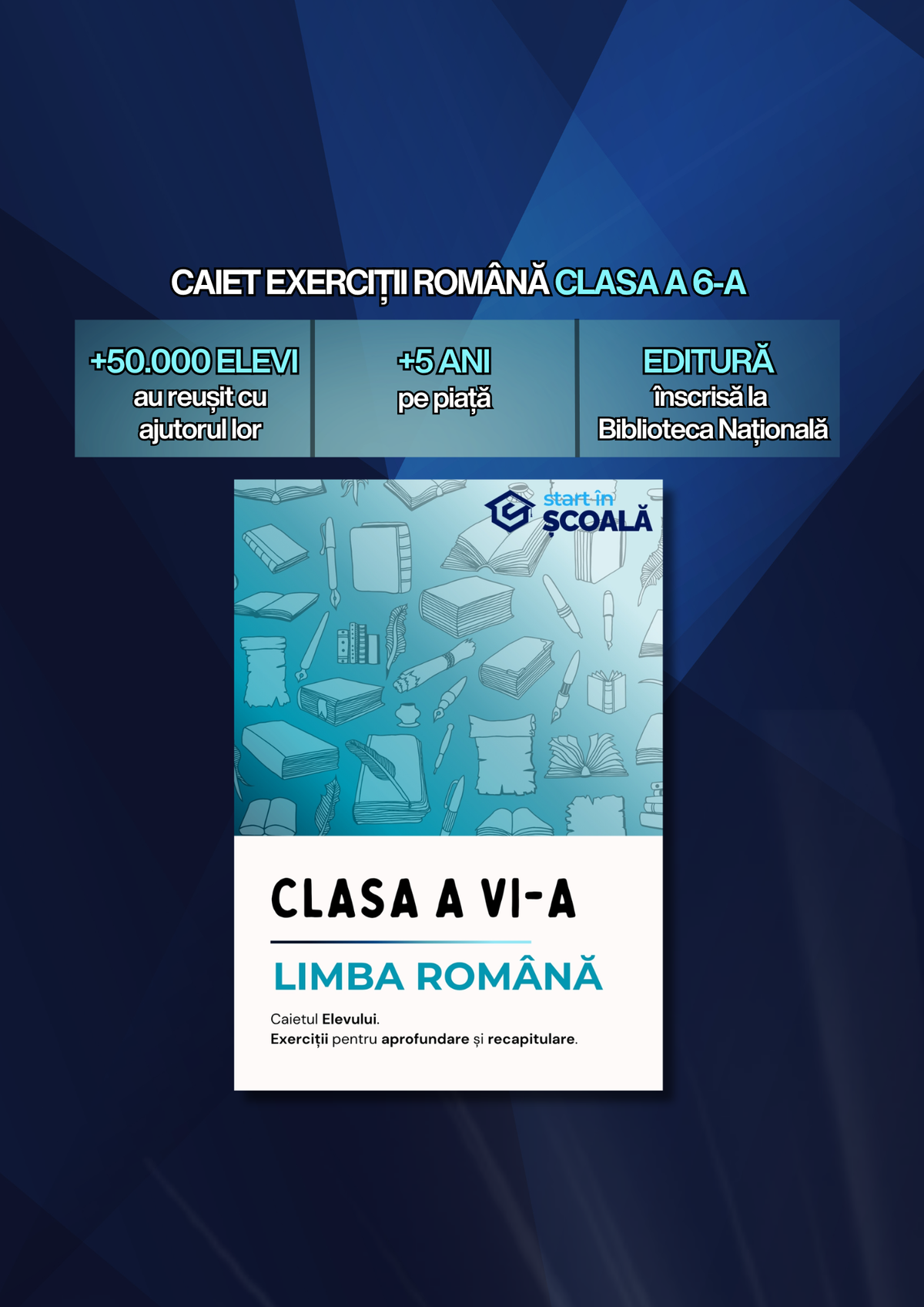 Caiet de exerciții Română clasa a VI-a