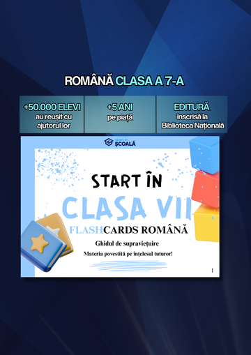 Clasa VII - Română