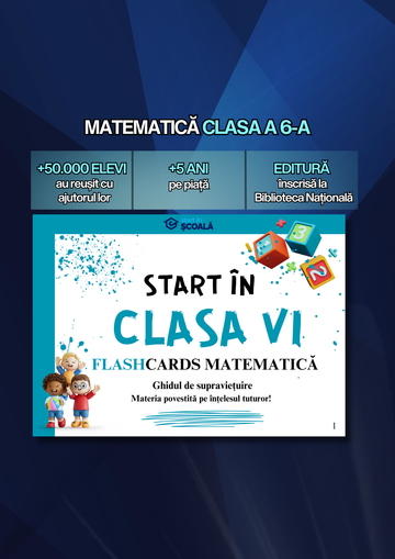 Clasa VI - Matematică