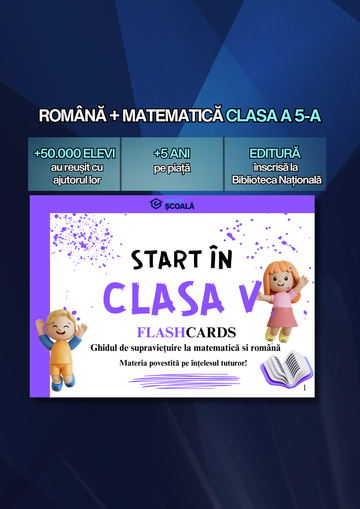 Clasa V - Română + Matematică