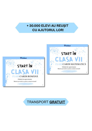 Clasa VII Pachet Complet - Română + Matematică