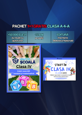 Pachet 1+1 GRATIS Clasa 4: Caiet de exerciții + Flashcard