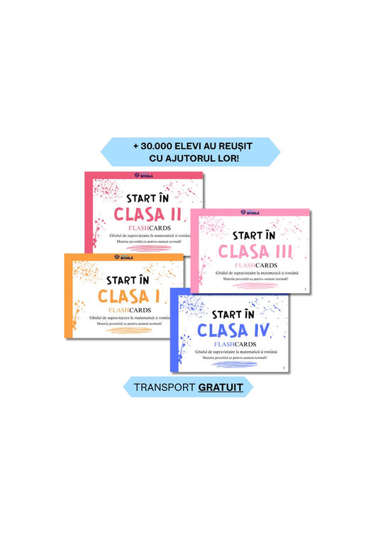 Pachet Complet I-IV - Română + Matematică
