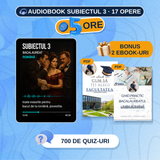 Audiobook BAC Română – Subiectul III (5 ore)