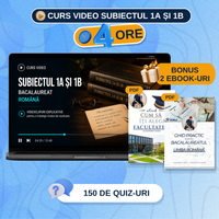 Curs Video BAC Română – Subiectul I (4 ore)