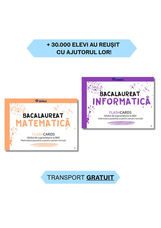 BAC REAL Pachet - Mate + Info