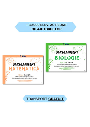 BAC REAL Pachet - Mate + Biologie