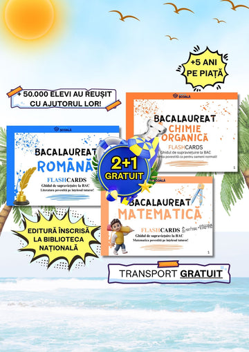 2+1 GRATUIT BAC - Română + Matematică + Chimie