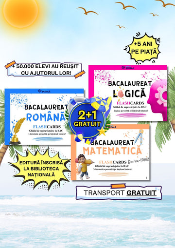 2+1 GRATUIT BAC - Română + Mate + Logică