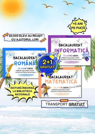 2+1 GRATUIT BAC - Română + Mate + Info