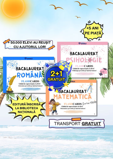 2+1 GRATUIT BAC - Română + Mate + Psiho