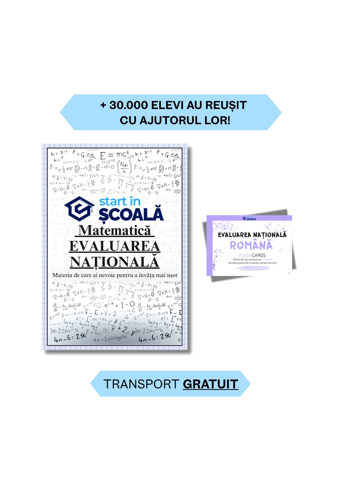 Evaluare Pachet - Matematică Manual Formule + Flashcard Română