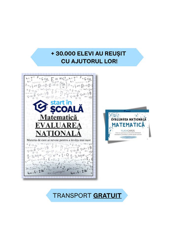 Evaluare Pachet - Matematică Manual Formule+ Flashcard Matematică