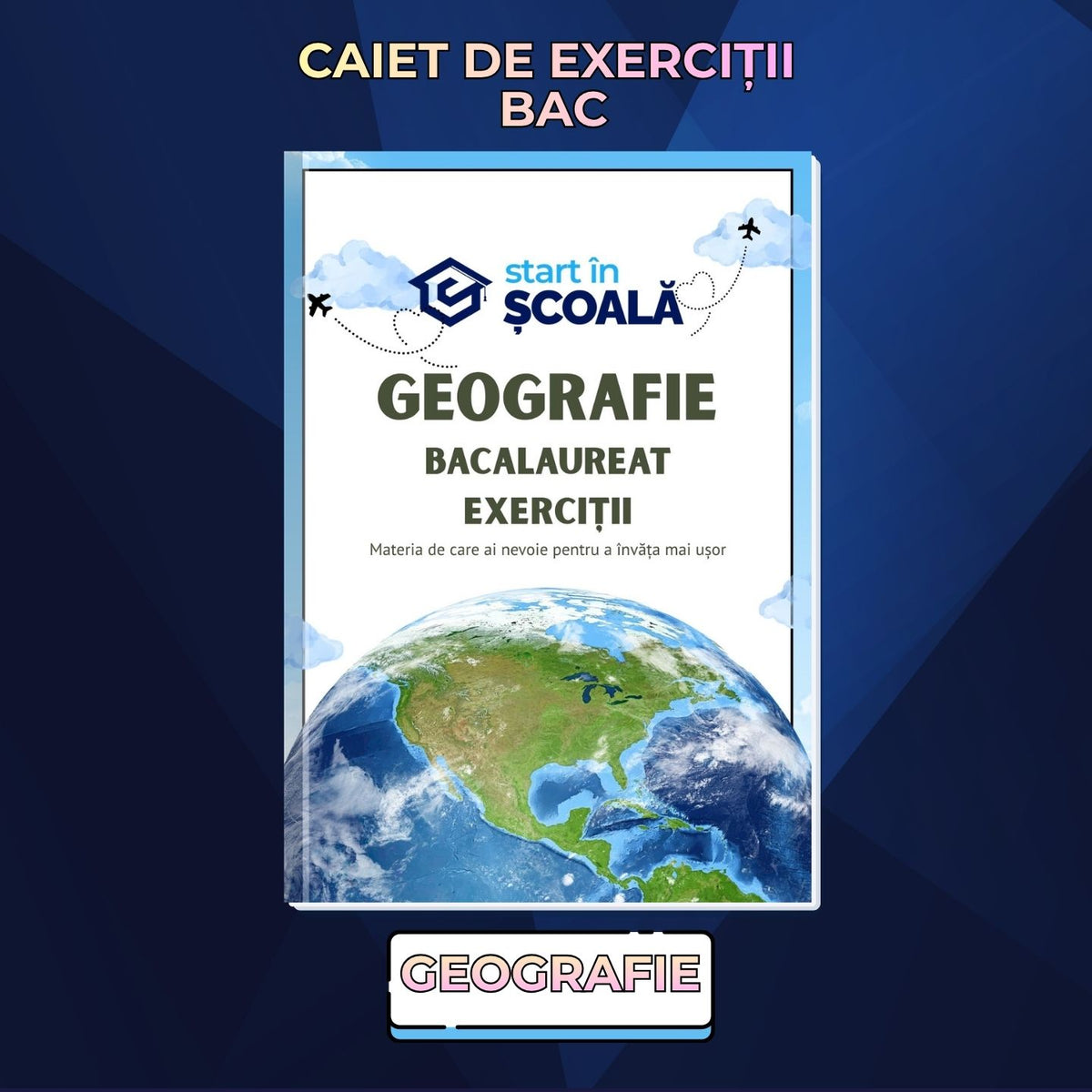 Caiet de exerciții Geografie
