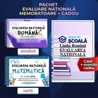 Pachet Memoratoare Clasa 8 Română + Mate Evaluare