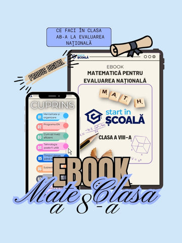Ebook Mate Evaluarea Națională Clasa a VIII-a