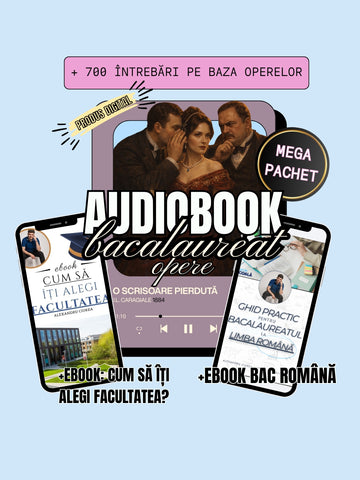 Pachet 2+1: AUDIOBOOK & 700 QUIZ-URI + 2 EBOOK-URI