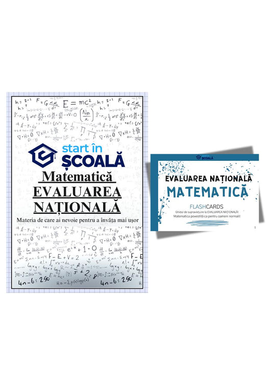 Evaluare Pachet - Matematică Manual Formule+ Flashcard Matematică