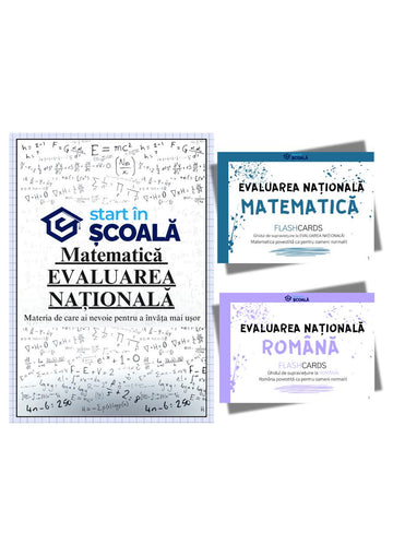 Evaluare Pachet Complet- Matematică Manual + Flashcard-uri Română & Mate