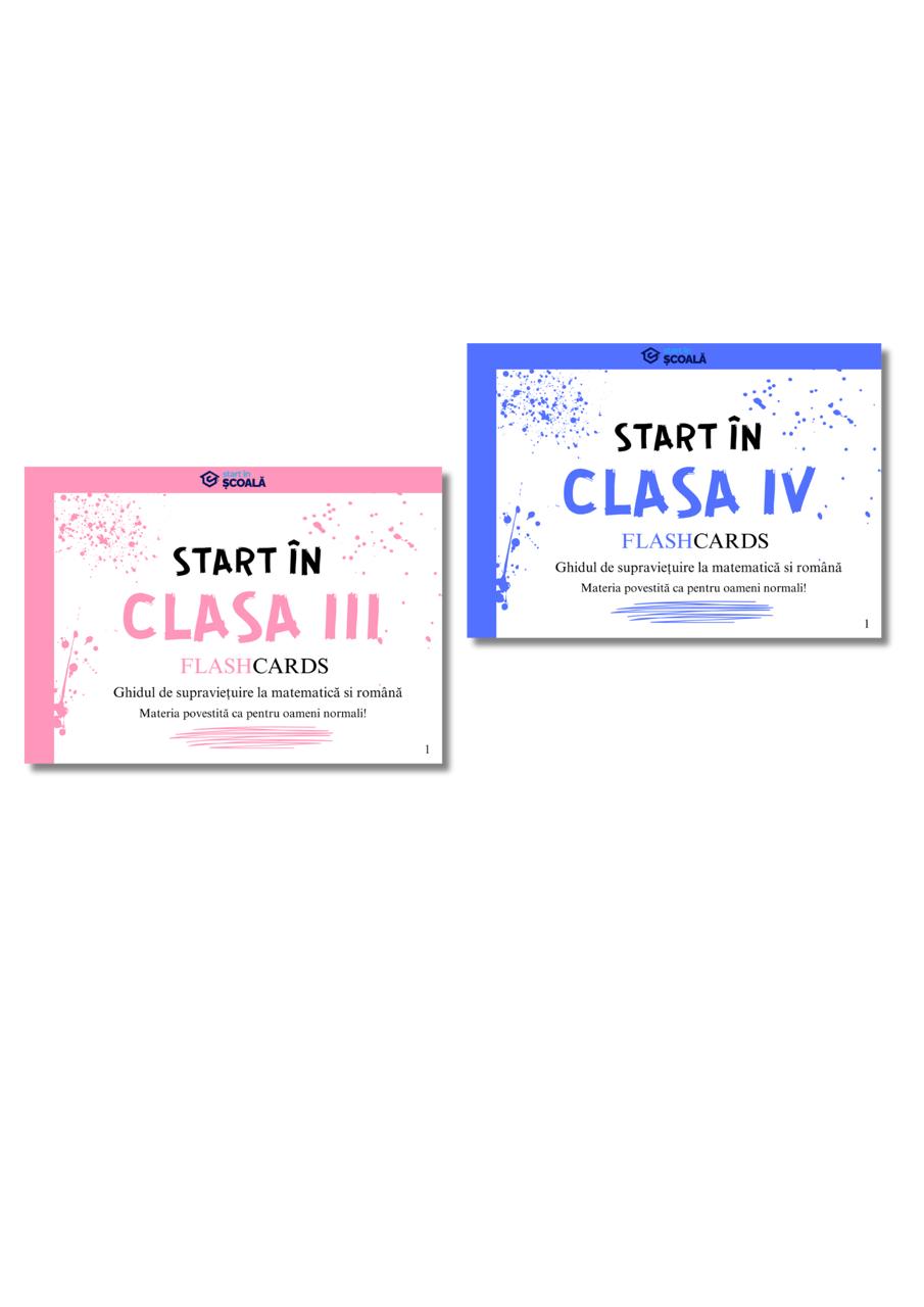 Pachet Clasa III + Clasa IV Română + Matematică