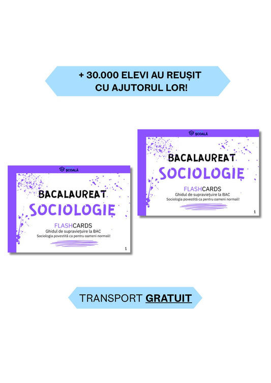 BAC UMAN Pachet - Sociologie + Sociologie