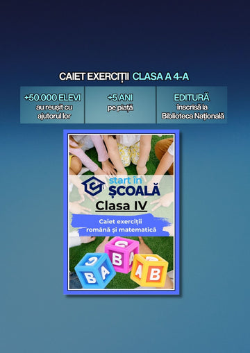 Caiet de exerciții clasa lV