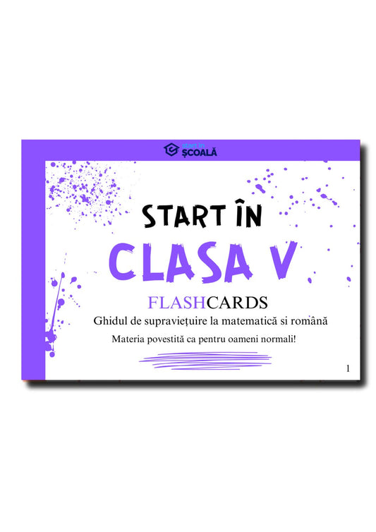 Clasa V - Română + Matematică