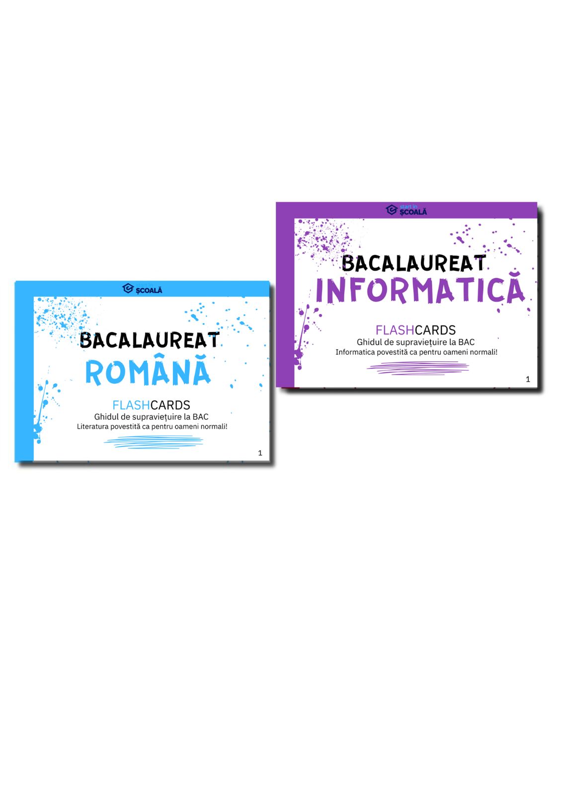 BAC REAL Pachet - Română + Informatică