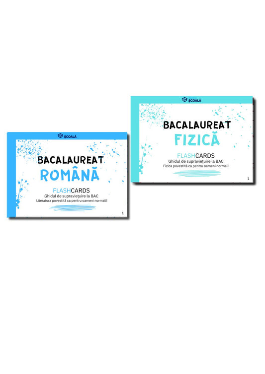 BAC REAL Pachet - Română + Fizică