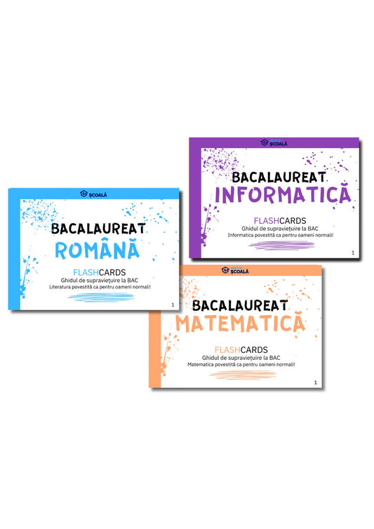 BAC REAL Pachet Complet - Română + Mate + Info