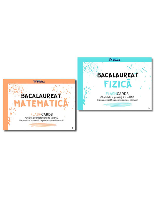 BAC REAL Pachet - Mate + Fizică