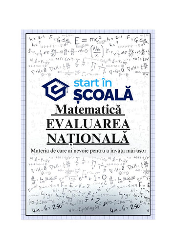 Evaluare Națională - Matematică Manual Formule