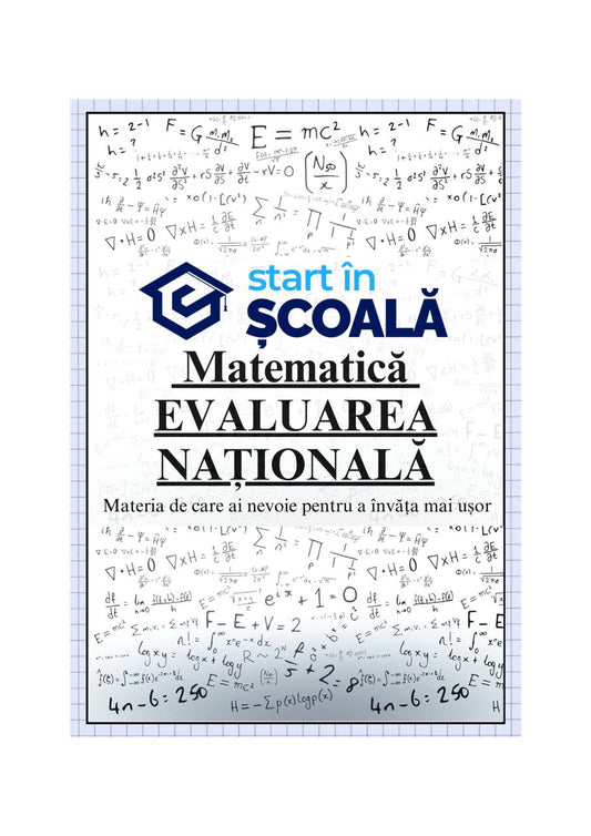 Evaluare Națională - Matematică Manual Formule