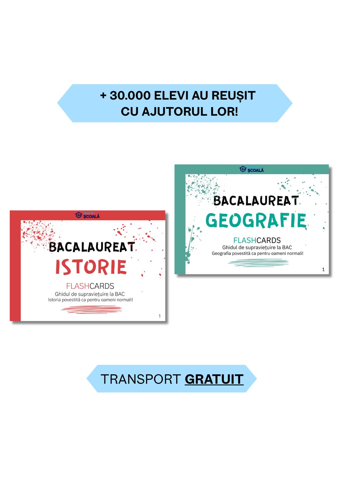 BAC UMAN Pachet - Istorie + Geografie