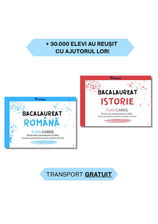 BAC UMAN Pachet - Română + Istorie